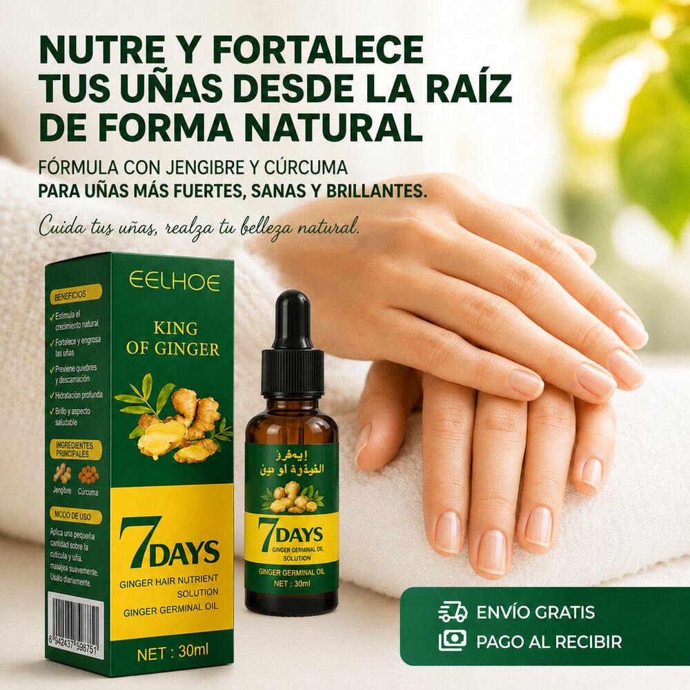 Jengibre Vital Uñas™ Manos y pies que dan ganas de mostrar
